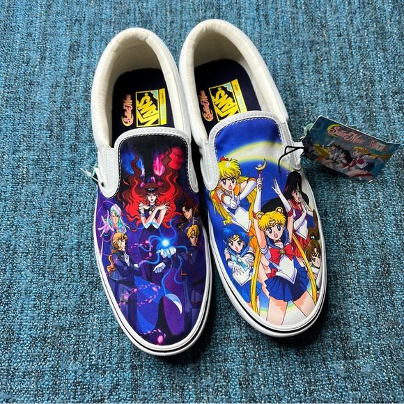 Vans x Sailor Moon Comfycush Slip On Sneakers Limited Edition - Picture 2 of 9